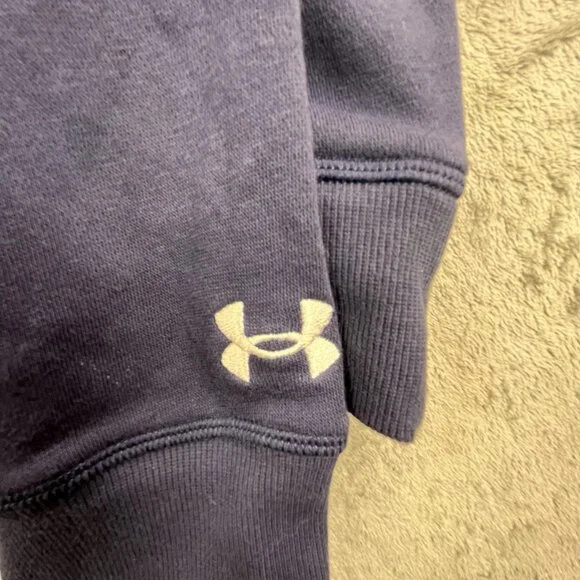 Notre Dame Fighting Irish Hoodie Mens Large Blue White Gold Under Armour Iconic - Picture 10 of 15